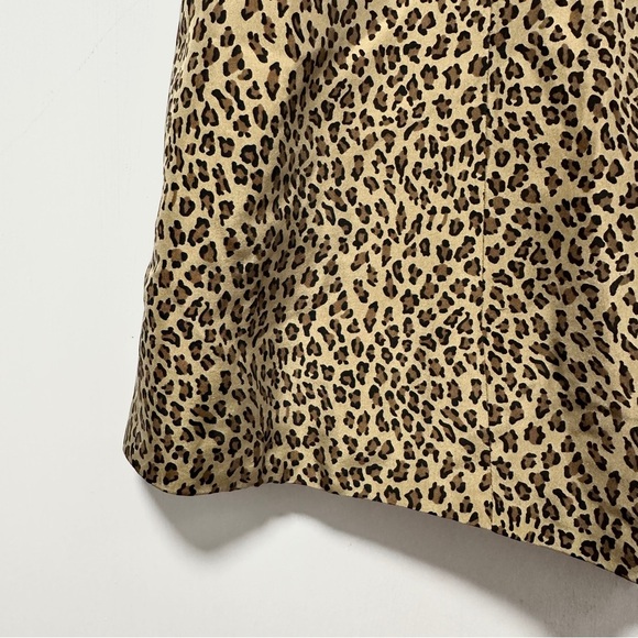 Vintage Glory Anne Pinkerton Cheetah Print Silk Beige Vest Women’s Size Large - Picture 14 of 16